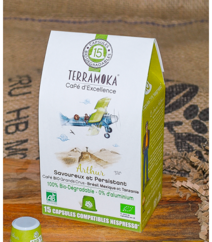 capsule café bio compatible nespresso Arthur terra moka