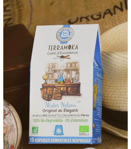 capsule café bio compatible nespresso Nelson terra moka