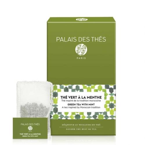 Thé vert parfumé des Alizés Sachets palais des thés - Café et Thé MG